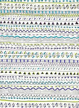 Cute Aztec Designs Pattern Art Print