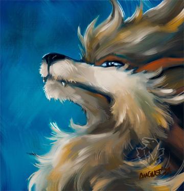 Anna Augustyniak On Arcanine Pokemon Realistic