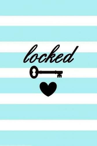 Baby Blue Locked Phone Wallpaper