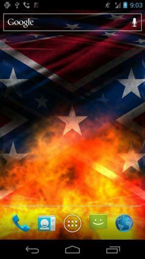 3d Rebel Flag Live Wallpaper Screenshot