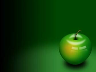 Green Fruits Food Cgi 3d Apples Background Wallpaper