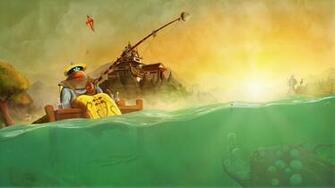Legends Fishing Artwork Jax Temples Shaolin Sea Wallpaper