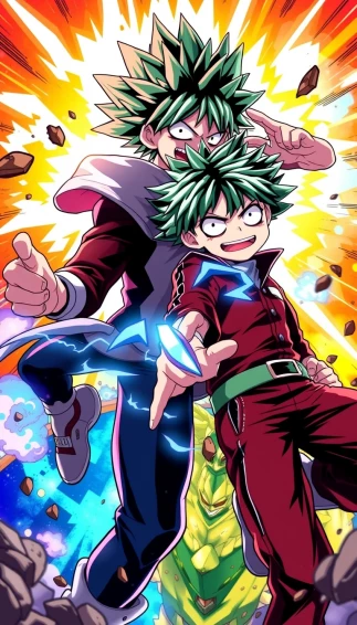 Bakudeku Phone Wallpaper