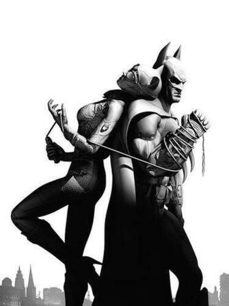 Arkham City Batman With Catwoman Screensaver For Amazon Kindle