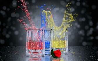 3d Glasses Wallpaper