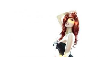 Louise Cliffe White Background Women Redhead Photo