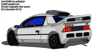 Ford Rs200 Evo Unfinished By Rossriders