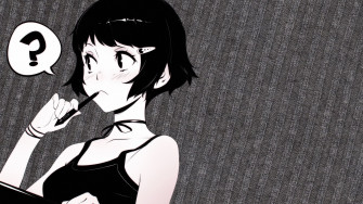 Black Anime Background Aesthetic Wallpaper
