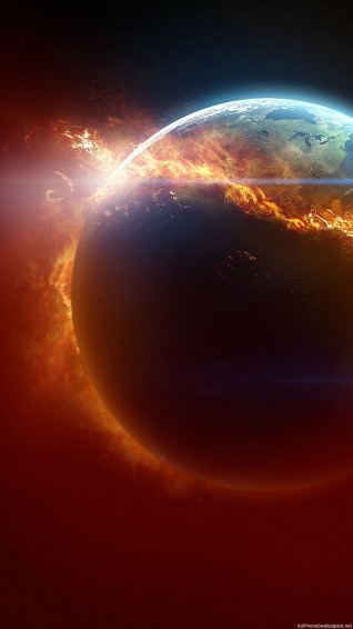 Earth Apple iPhone Wallpaper