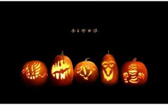 Wallpaper Halloween Pumpkins Background HD