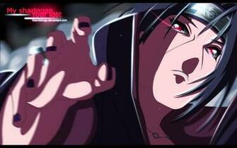 Akatsuki Uchiha Itachi Sharingan Eyes HD Anime Wallpaper 3k