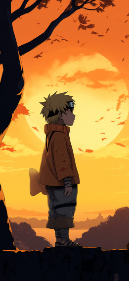 Kid Naruto Sun Wallpaper Cool For iPhone
