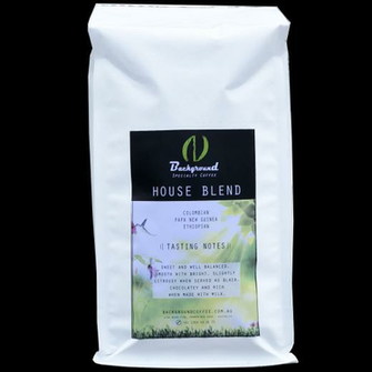 Coffee Beans 500g Background House Blend