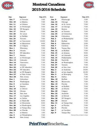 Image Montreal Canadiens Hockey Schedule Pc Android