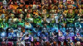 Dota Poster All Heroes Color Sorted Dota2