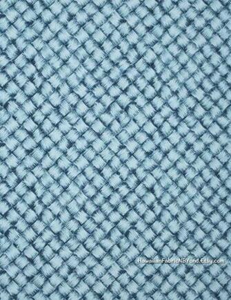 Fabric Lauhala Basket Weave Print By Hawaiianfabricnbyond