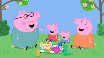 Peppa Pig Family Wallpaper 4k Cartoon Tv Series Daddy