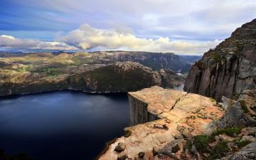 Preikestolen Pulpit Rock HD Wallpaper Background Image