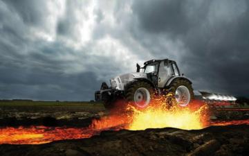 Lamborghini Tractor Wallpaper For Widescreen Desktop Pc
