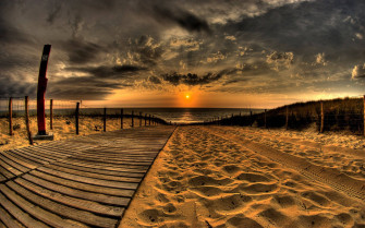 Beach Sunset Wallpaper