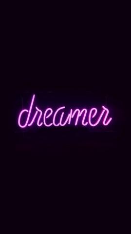 Neon Word Wallpaper Top Background