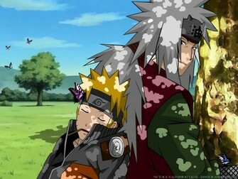 Naruto Sleep In Back Jiraiya Wallpaper