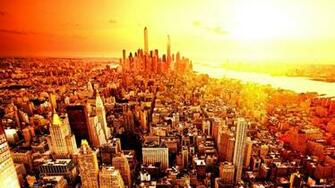 New York City Skyline Wallpaper HD Background