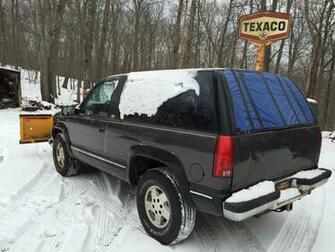 Chevy K1500 Blazer Meyers Snow Plow Runs Good V8