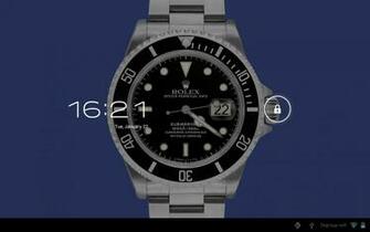 And Live Wallpaper Displayed Also On Lock Screens To Display Rolex