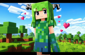 Minecraft Creeper Girl Wallpaper