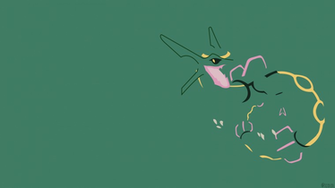 Wallpaper Rayquaza Minimalist