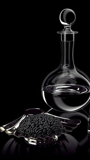 Vodka Caviar Surface Rt Wallpaper