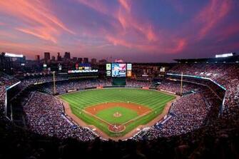 Sunset At Turner Field By Redfalcon821