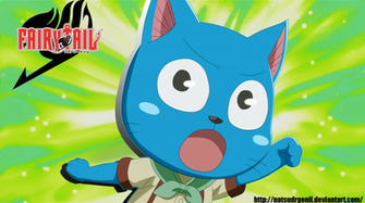 Fairy Tail Happy Remastered By Natsudrgonil Fan Art Wallpaper Other