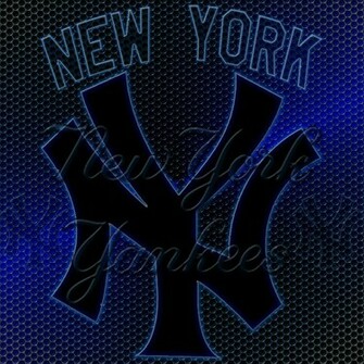 New York Yankees Logo Grid Wallpaper