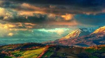 Green Mountain Valley HD Desktop Wallpaper