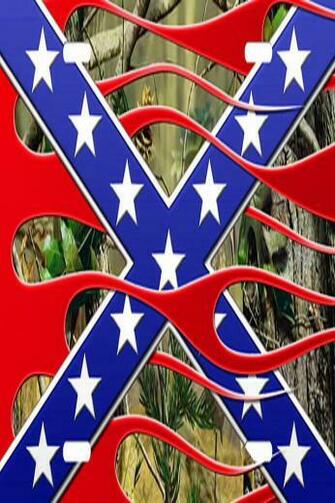 Rebel Flag Camo Background