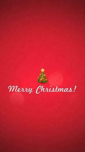 Merry Christmas iPhone Wallpaper Background And