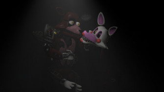 Foxy And Mangle Hugs By Vladbronks On