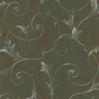 Gk80805 Gold Acanthus Scroll Fairwinds Studios Wallpaper