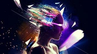 Women Psychedelic Digital Art Wallpaper
