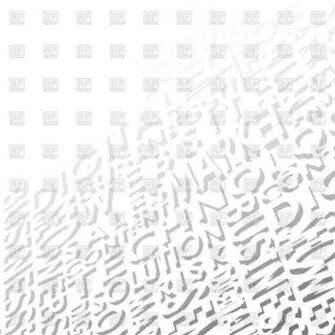 White Background Consisting Of Words Vector Image Background