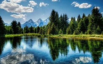Mountain Lake Wallpaper Open Walls