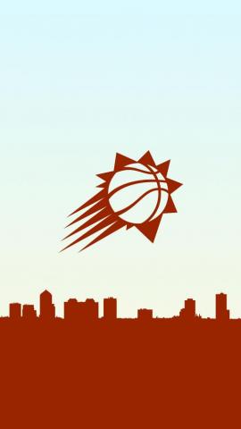 Phoenix Suns Basketball Phone Background Wallpaper
