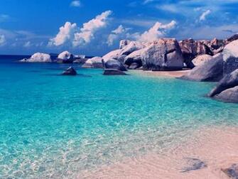 Beautiful Secret Beach HD Wallpaper Widescreen