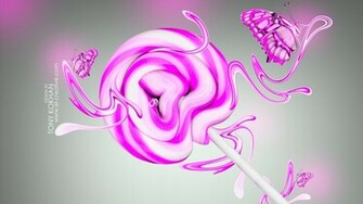 Color Neon Butterfly Wallpaper