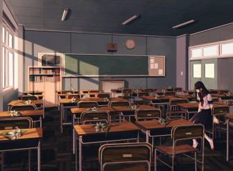 School Girl Wallpaper