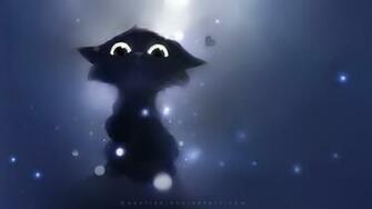 Cartoon Cute Animals Fantasy Eyes Pov Apofiss Cats Kittens Wallpaper