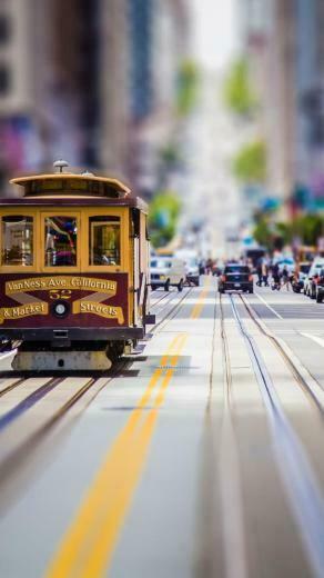San Francisco Vintage Tram iPhone 5s Wallpaper