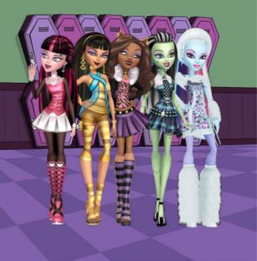 Frankie Stien Draculaura Clawdeen Wolf Cleo Denile Et Abby Monster